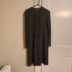 Ruffle sweater dress, medium, vintage
